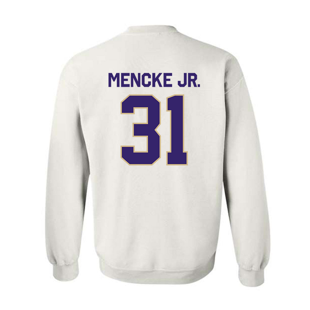 Washington - NCAA Football : Paul Mencke Jr. - Classic Shersey Crewneck Sweatshirt-1