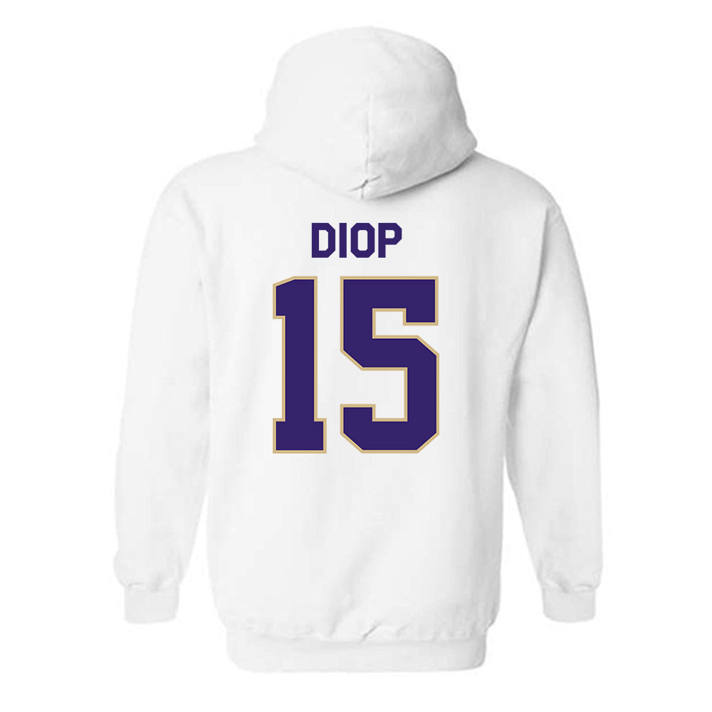 Washington - NCAA Men's Soccer : Mani Diop - Classic Shersey Hooded Sweatshirt-1