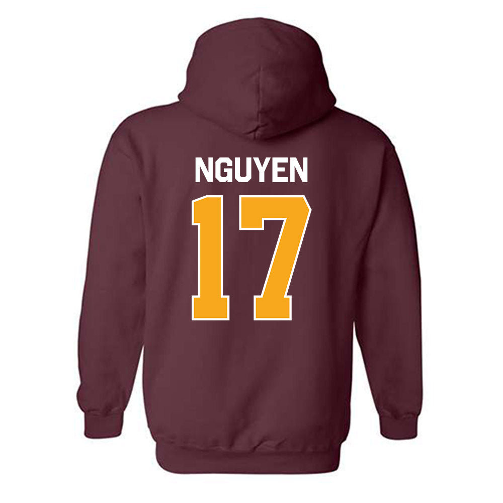 Loyola - NCAA Women's Volleyball : Leyna Nguyen - Classic Shersey Hooded Sweatshirt-1