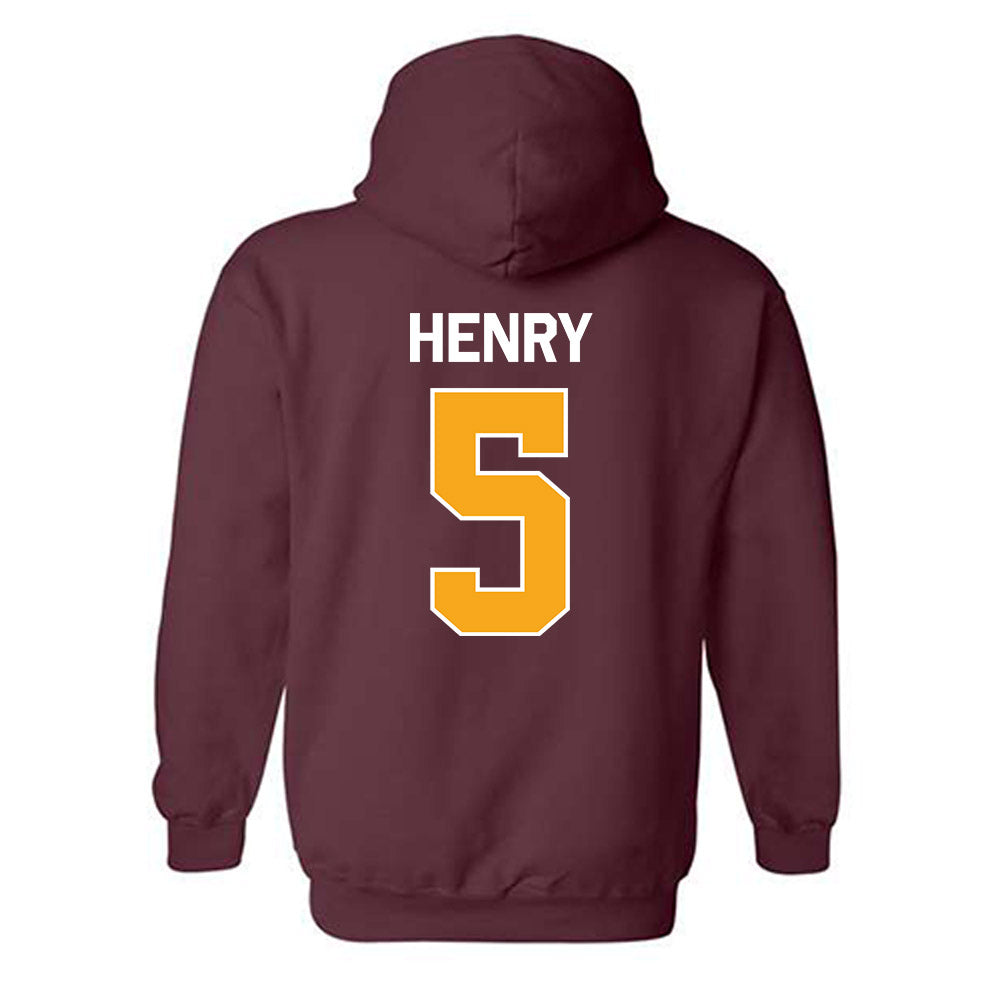 Loyola - NCAA Women's Volleyball : Emma Henry - Classic Shersey Hooded Sweatshirt-1