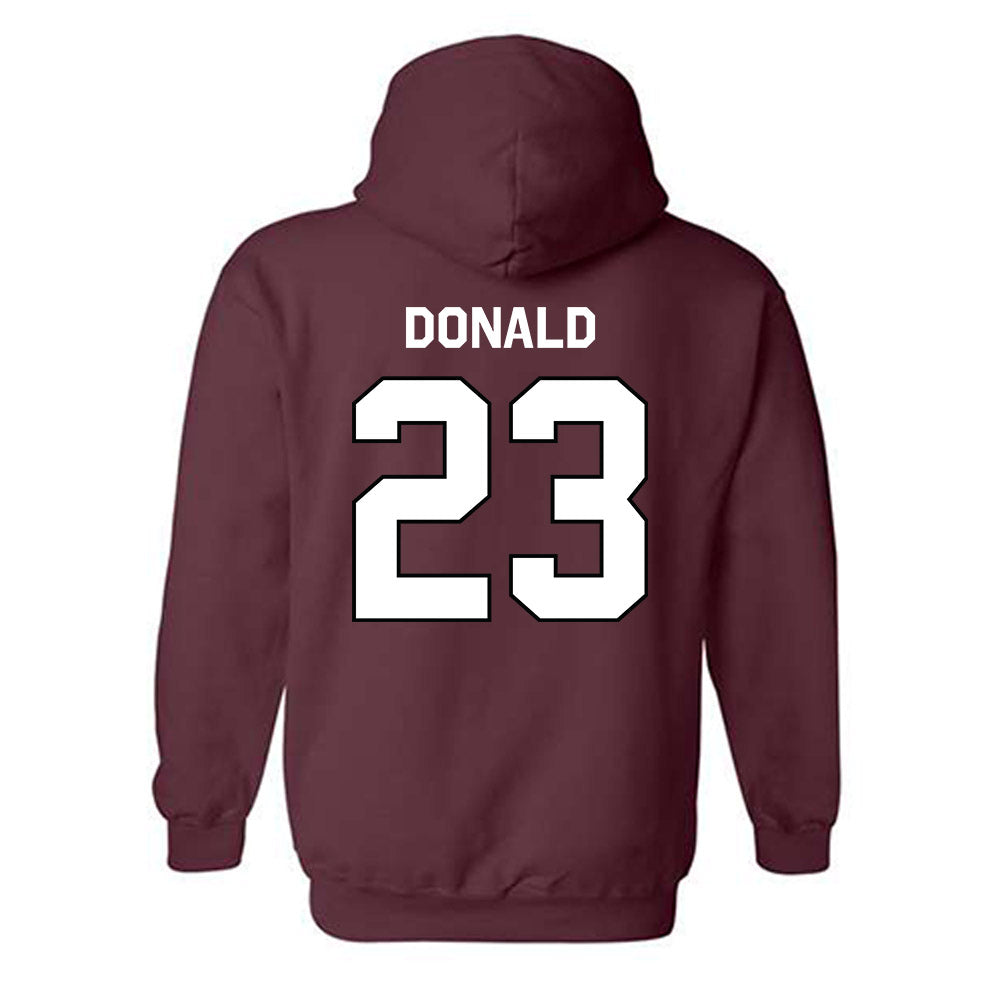 Bellarmine - NCAA Men's Basketball : Sam Donald - Classic Shersey Hooded Sweatshirt-1