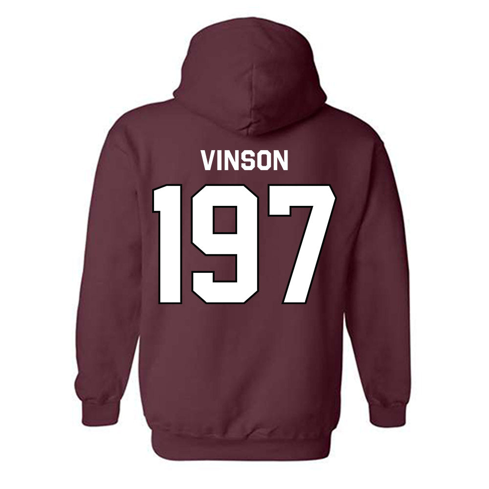 Bellarmine - NCAA Wrestling : Cameron Vinson - Classic Shersey Hooded Sweatshirt-1