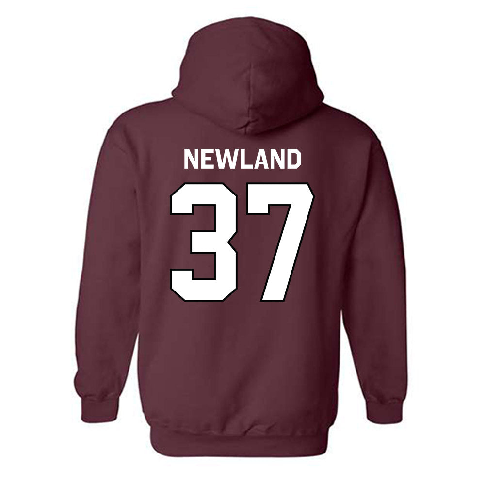 Bellarmine - NCAA Baseball : Brandon Newland - Classic Shersey Hooded Sweatshirt-1