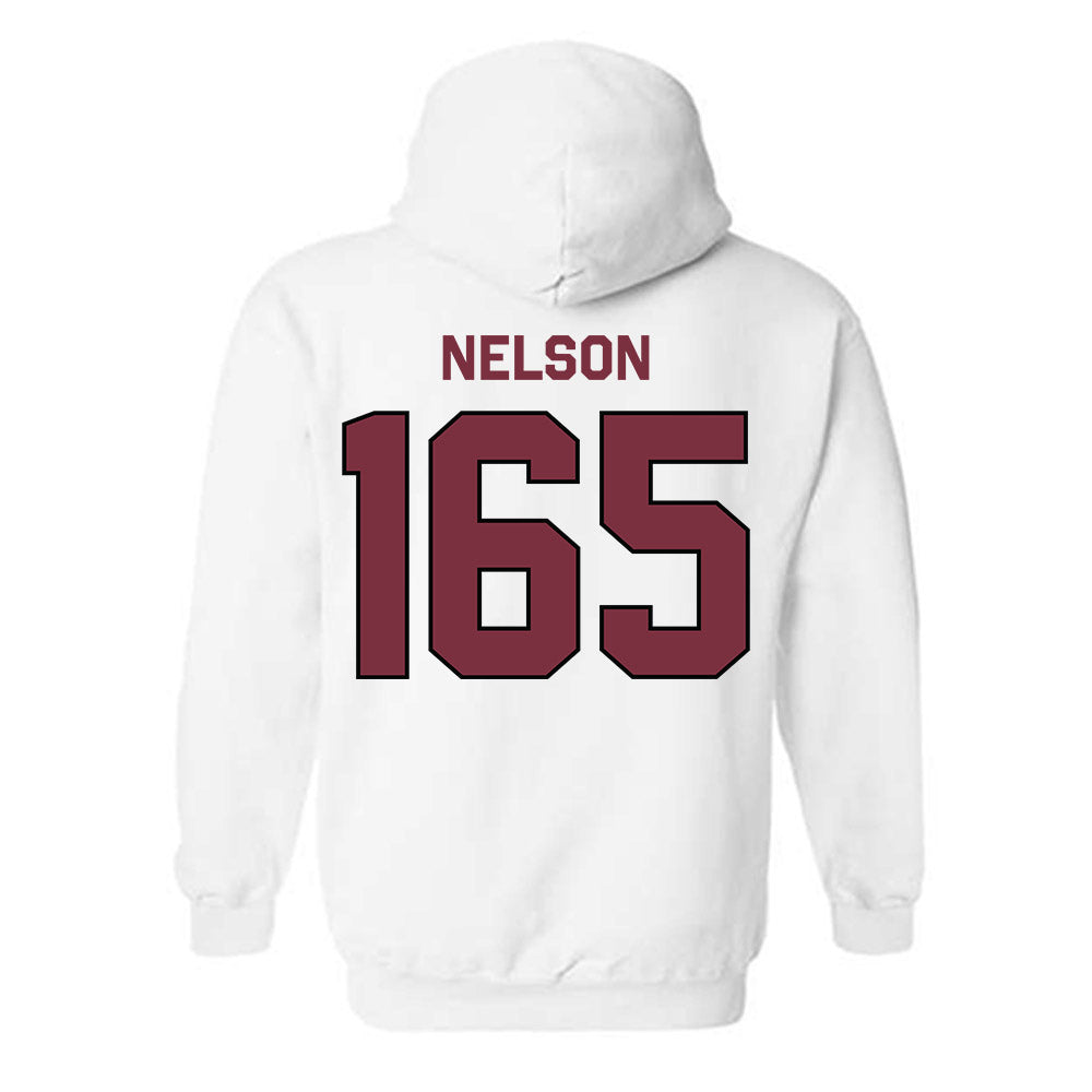 Bellarmine - NCAA Wrestling : Robby Nelson - Classic Shersey Hooded Sweatshirt-1
