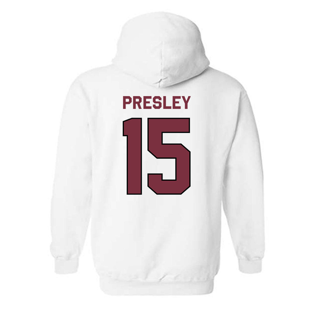 Bellarmine - NCAA Football : Logan Presley - Classic Shersey Hooded Sweatshirt-1