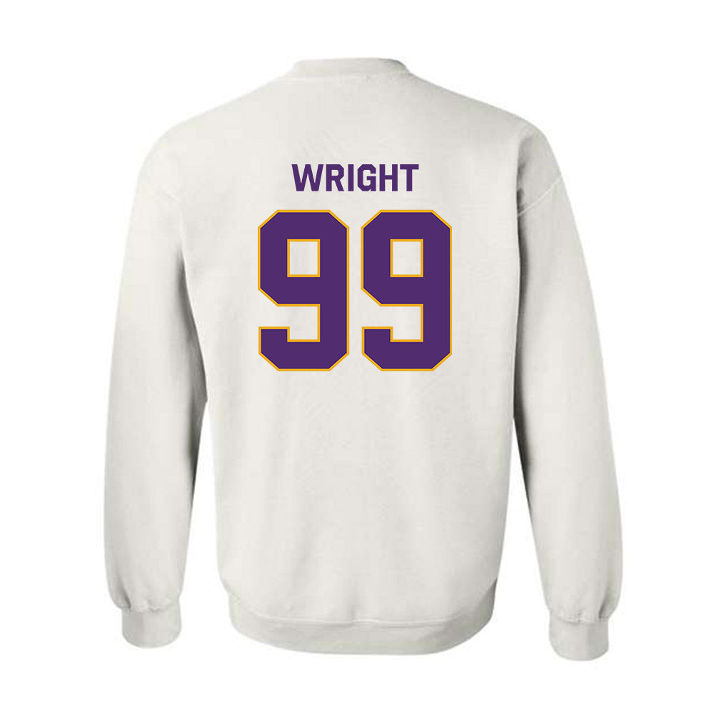 Albany - NCAA Football : Kion Wright - Classic Shersey Crewneck Sweatshirt-1