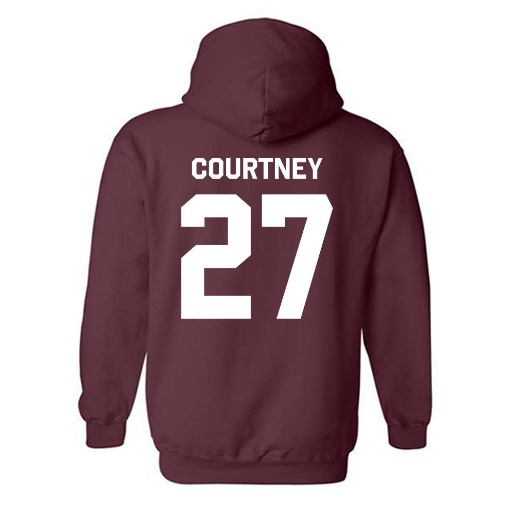 Fordham - NCAA Football : Mike Courtney - Classic Shersey Hooded Sweatshirt-1