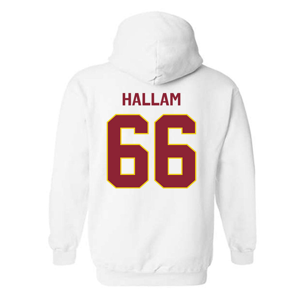 Calvin - NCAA Football : Matthew Hallam - Classic Shersey Hooded Sweatshirt-1