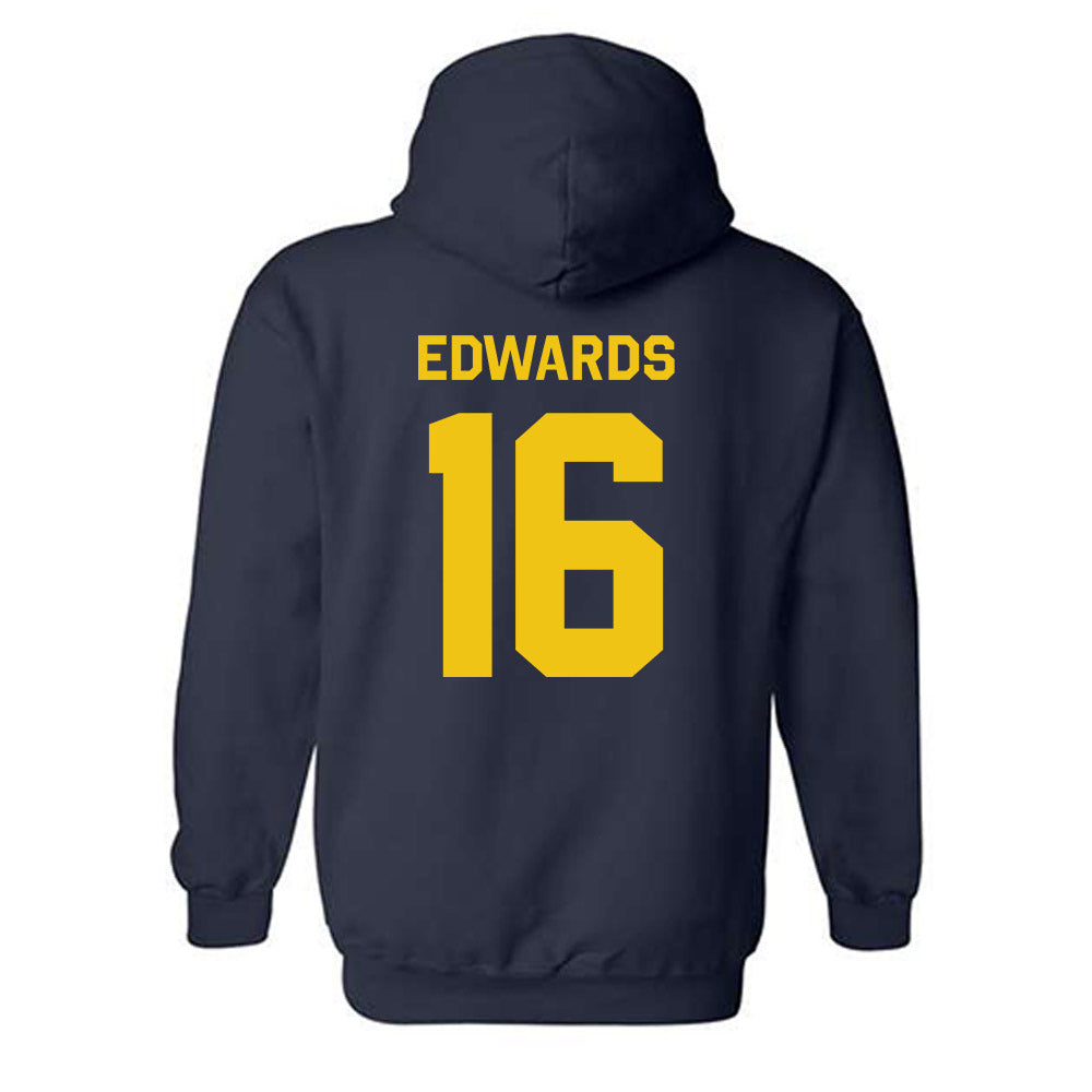 Michigan - NCAA Women's Volleyball : Camille Edwards - Classic Shersey Hooded Sweatshirt-1