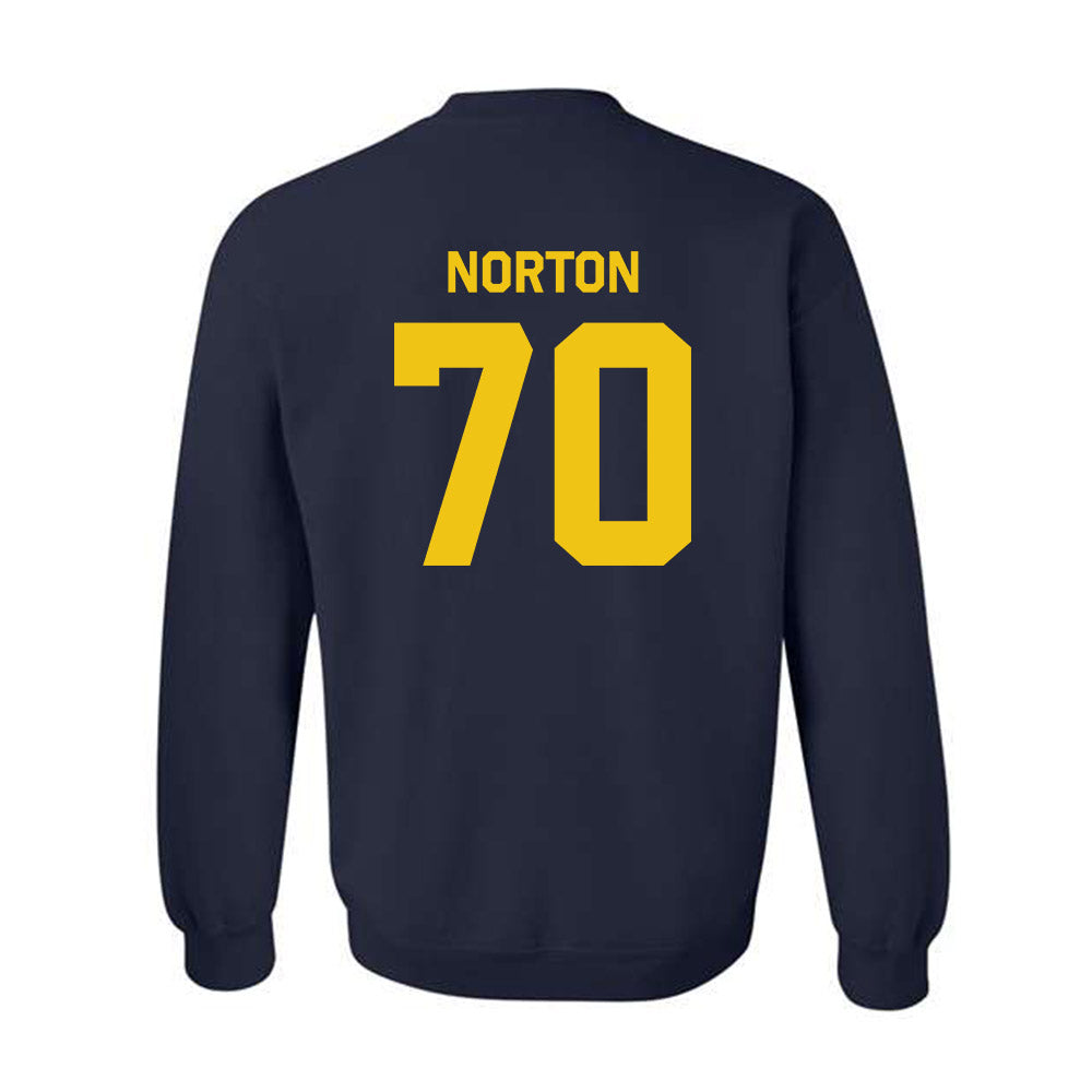 Michigan - NCAA Football : Brady Norton - Classic Shersey Crewneck Sweatshirt-1