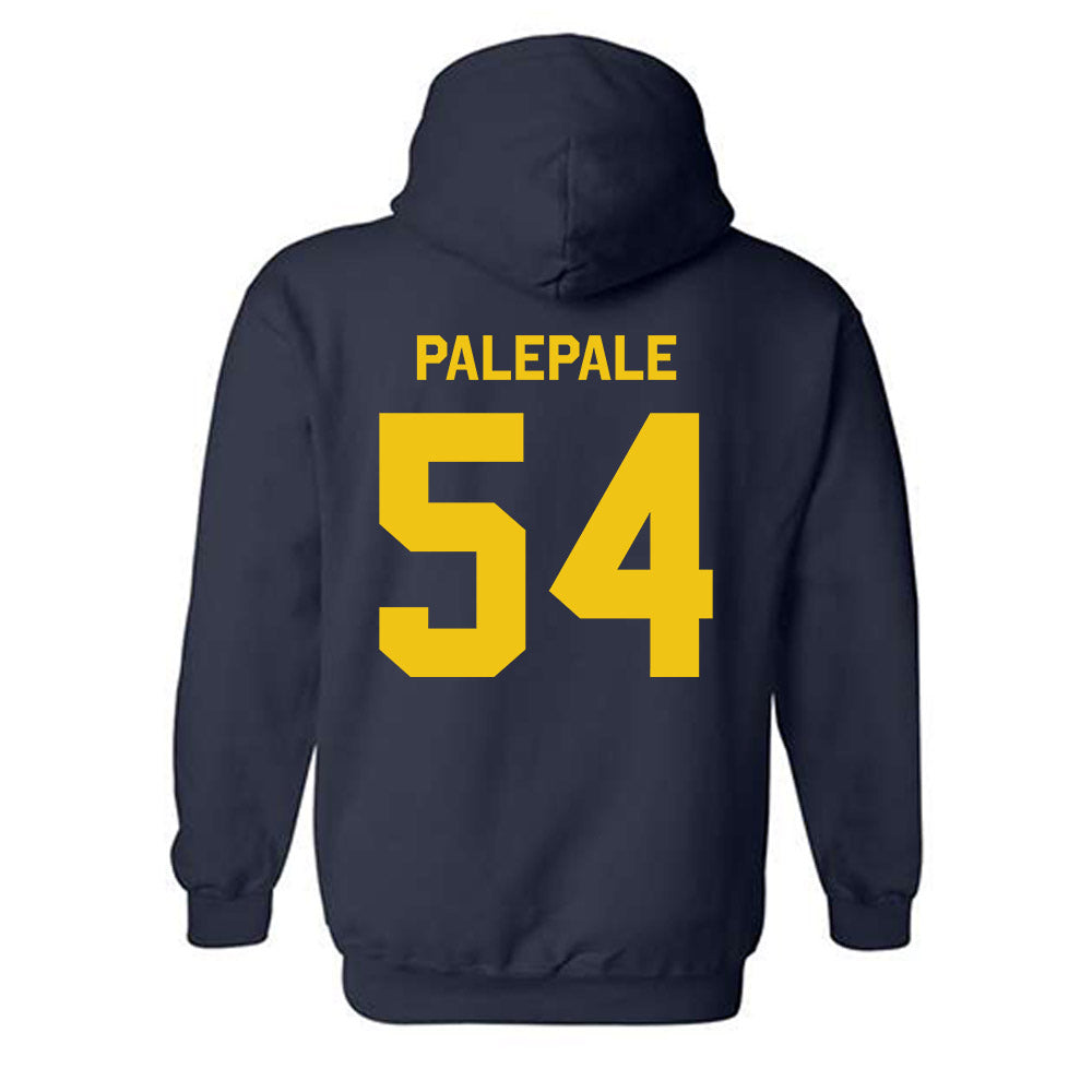 Michigan - NCAA Football : Deyvid Palepale - Classic Shersey Hooded Sweatshirt-1
