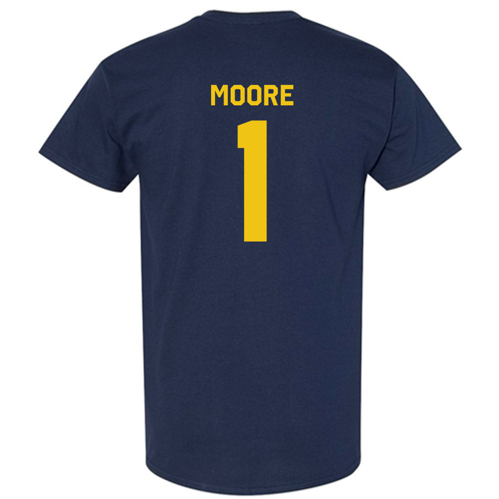 Michigan - NCAA Football : Rod Moore - Classic Shersey T-Shirt-1