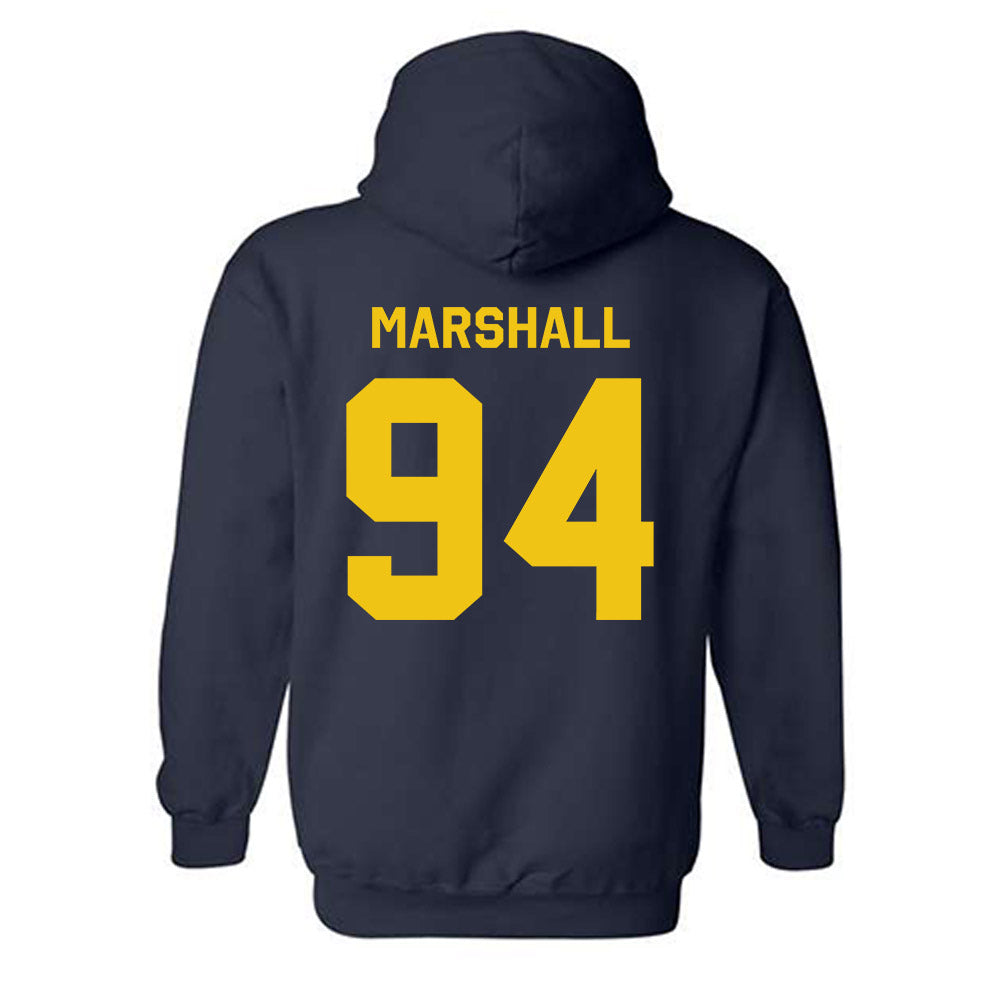 Michigan - NCAA Football : Nate Marshall - Classic Shersey Hooded Sweatshirt-3