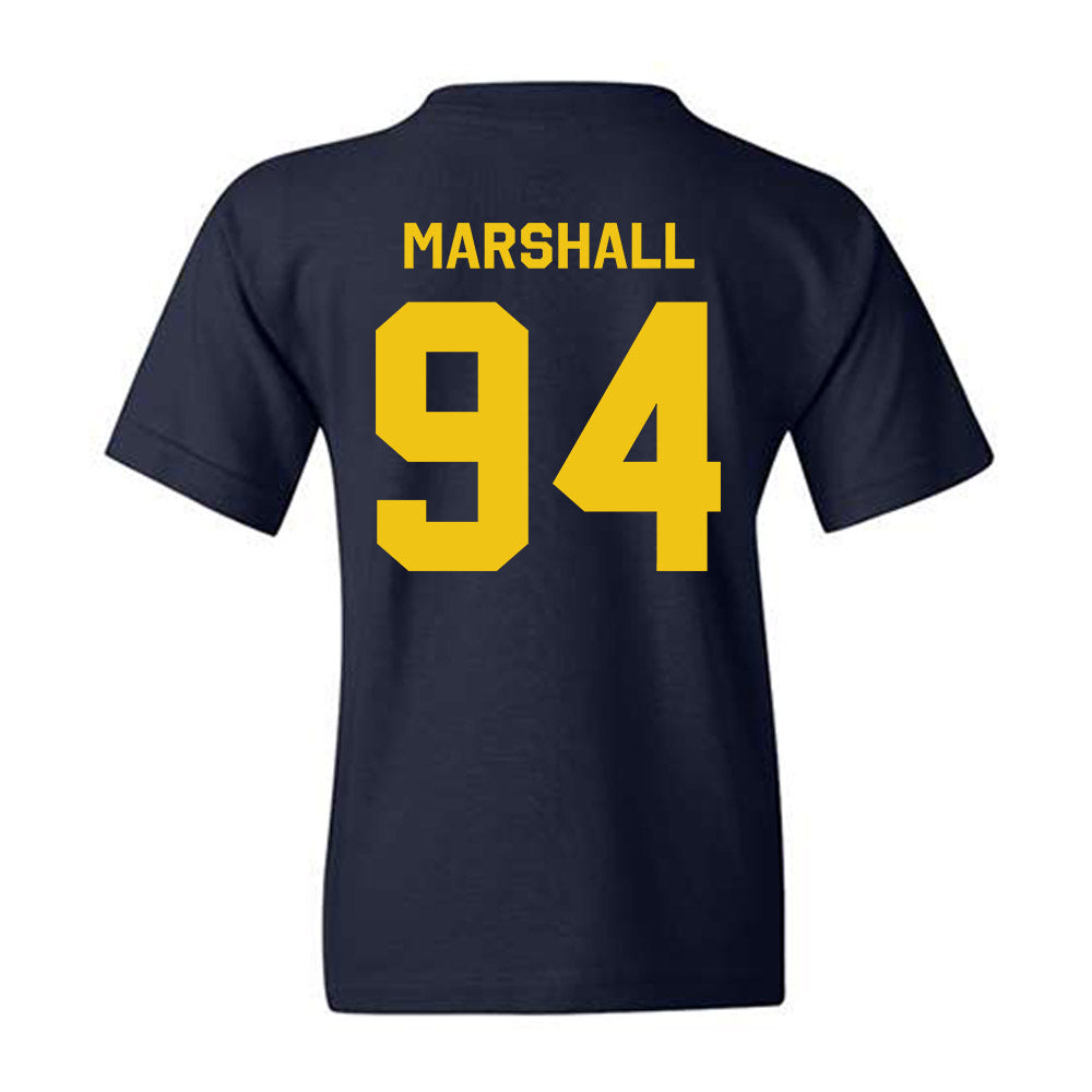 Michigan - NCAA Football : Nate Marshall - Classic Shersey Youth T-Shirt-3