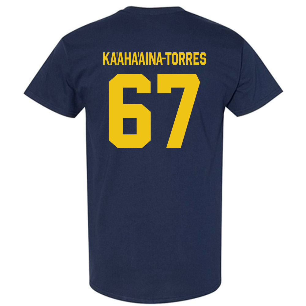 Michigan - NCAA Football : Houston Ka'aha'aina-Torres - Classic Shersey T-Shirt-3