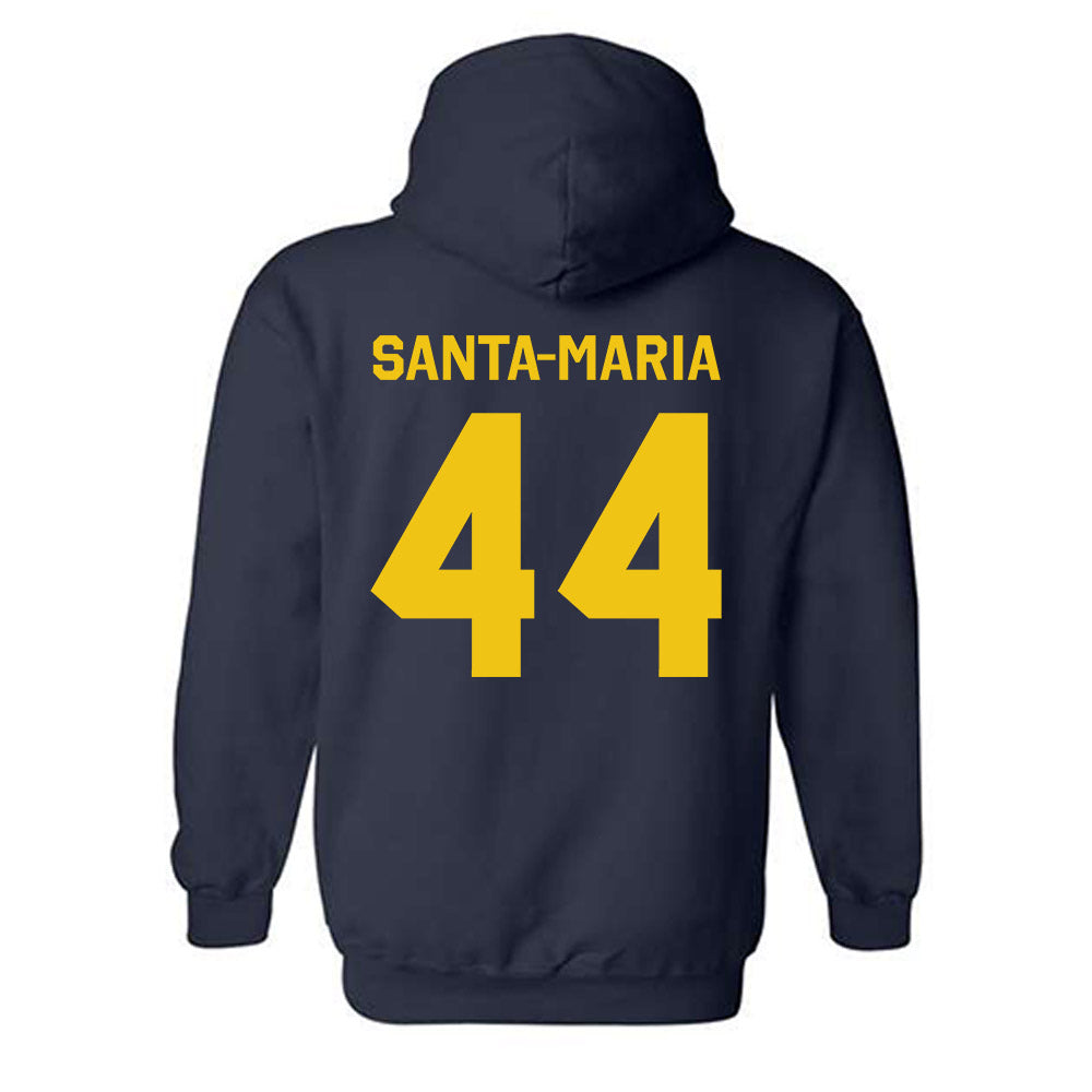Michigan - NCAA Women's Lacrosse : Maya Santa-Maria - Classic Shersey Hooded Sweatshirt-1