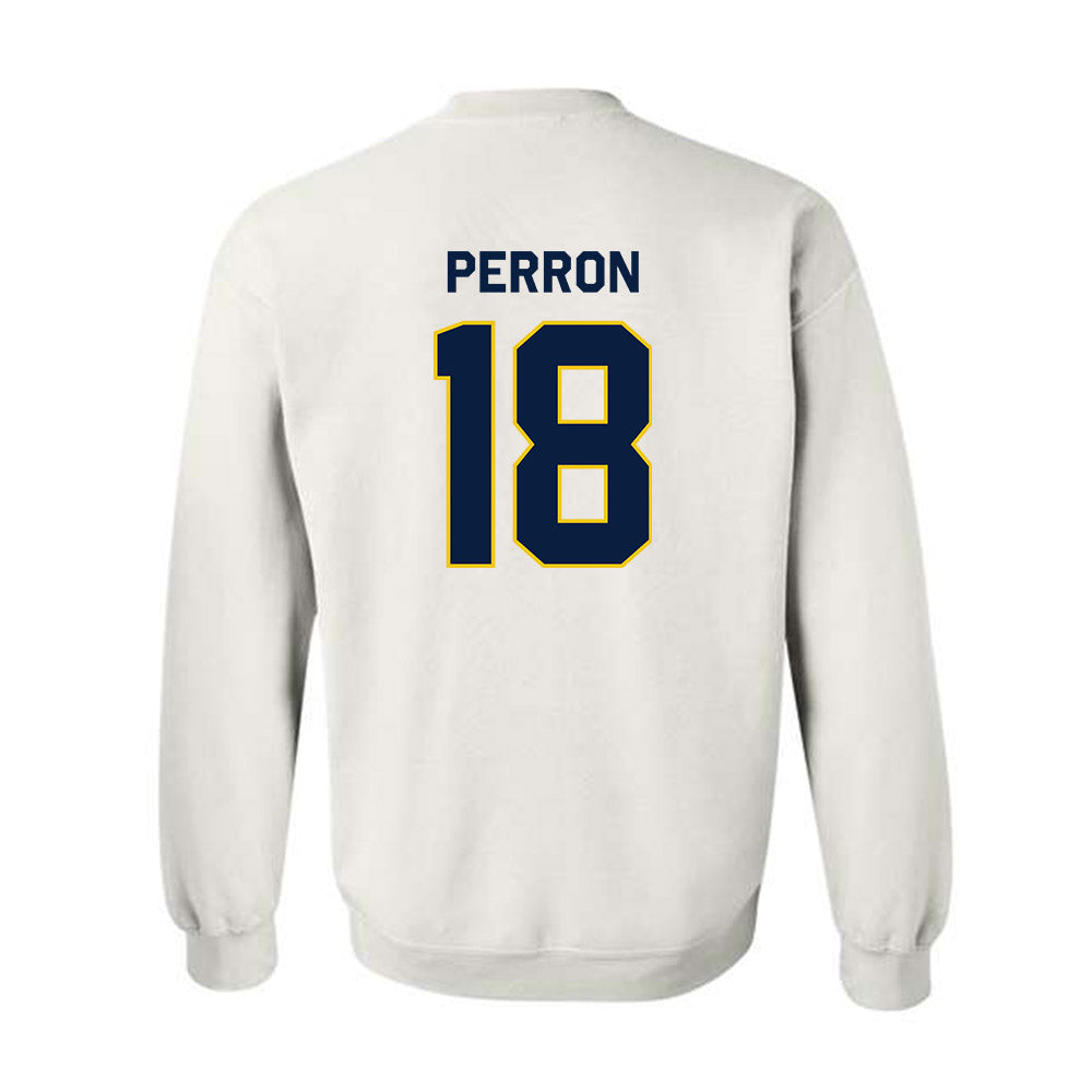 Michigan - NCAA Men's Ice Hockey : Jayden Perron - Classic Shersey Crewneck Sweatshirt-1