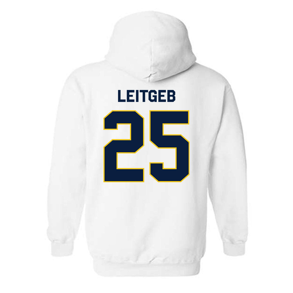 Michigan - NCAA Baseball : Brock leitgeb - Classic Shersey Hooded Sweatshirt-1