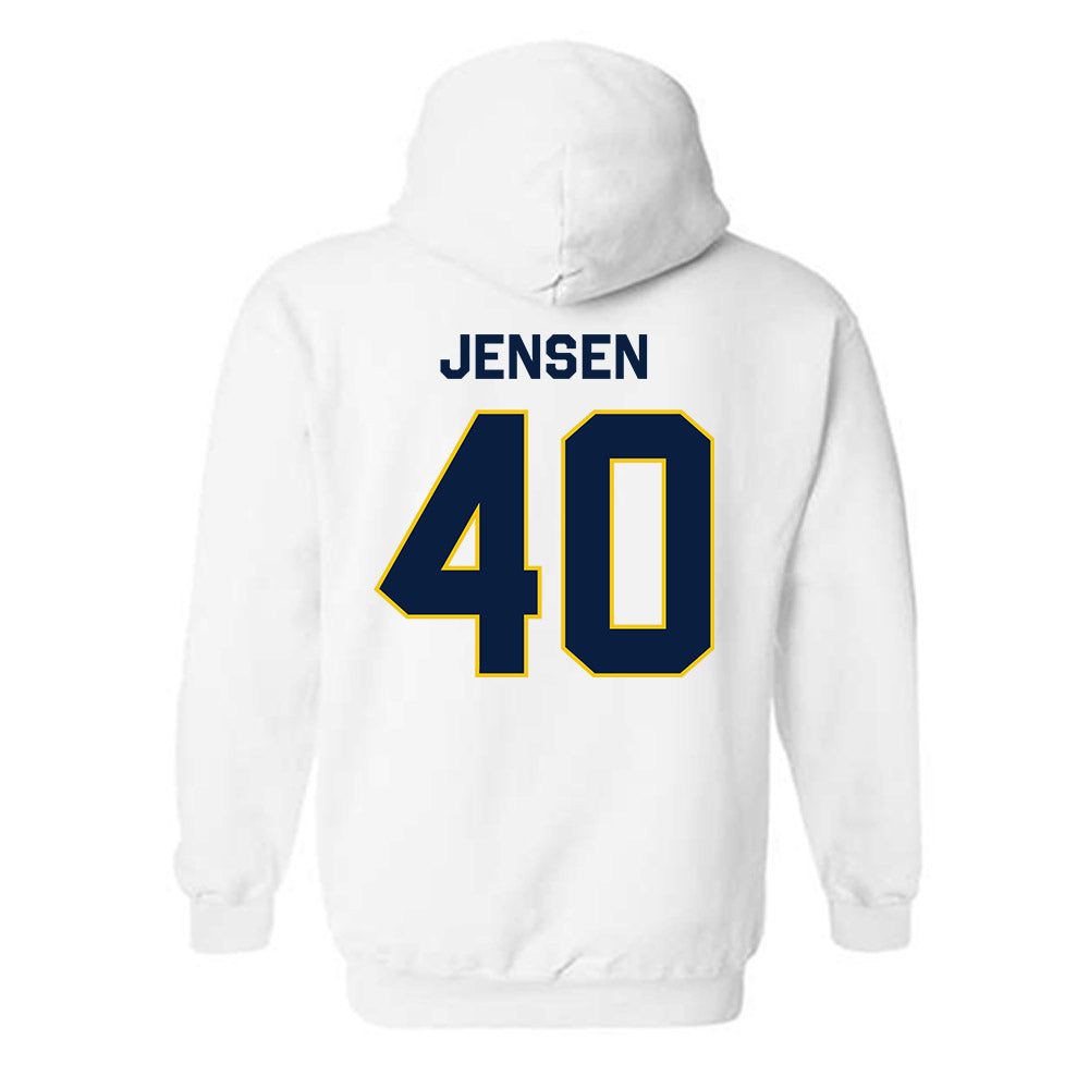 Michigan - NCAA Women's Lacrosse : Madeline Jensen - Classic Shersey Hooded Sweatshirt-1