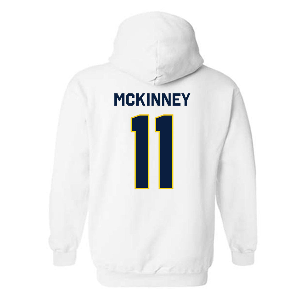 Michigan - NCAA Men's Ice Hockey : Cole McKinney - Classic Shersey Hooded Sweatshirt-1