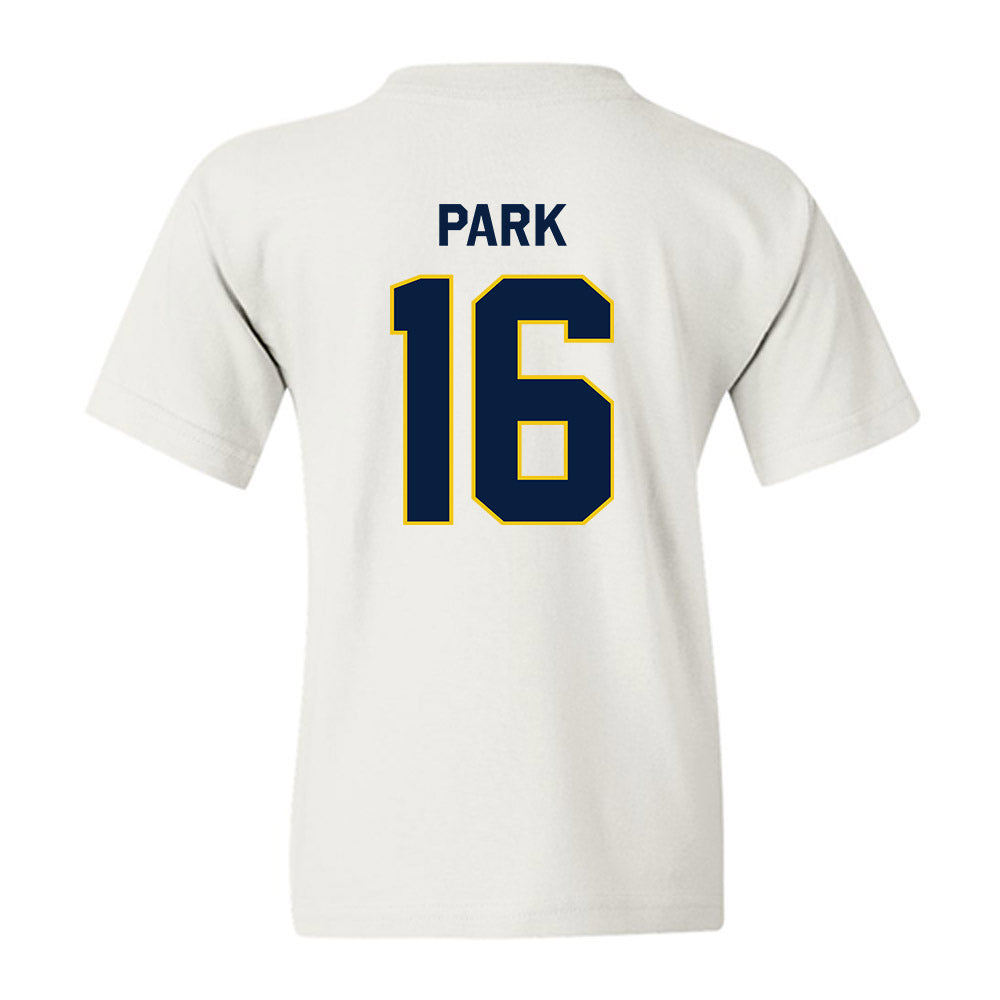 Michigan - NCAA Men's Ice Hockey : Aidan Park - Classic Shersey Youth T-Shirt-1