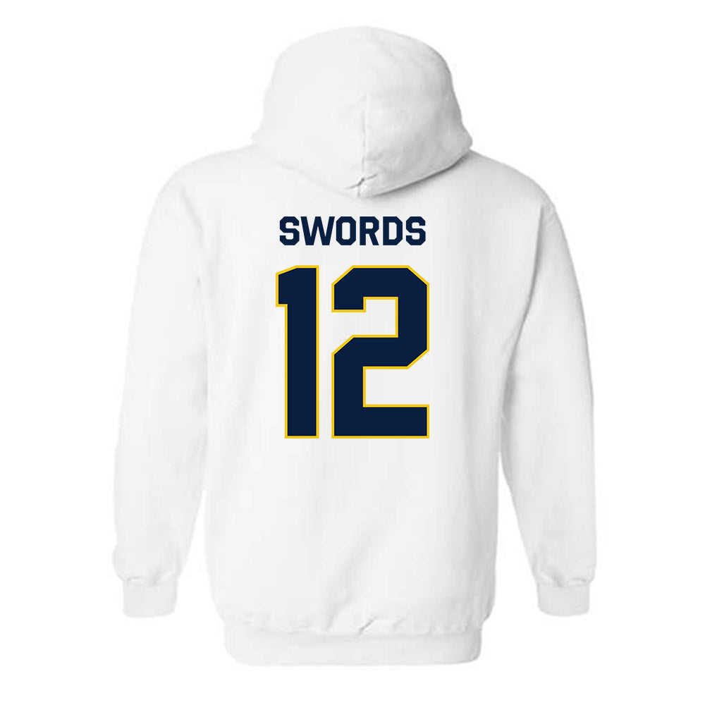 Michigan - NCAA Women's Basketball : Syla Swords - Classic Shersey Hooded Sweatshirt-1