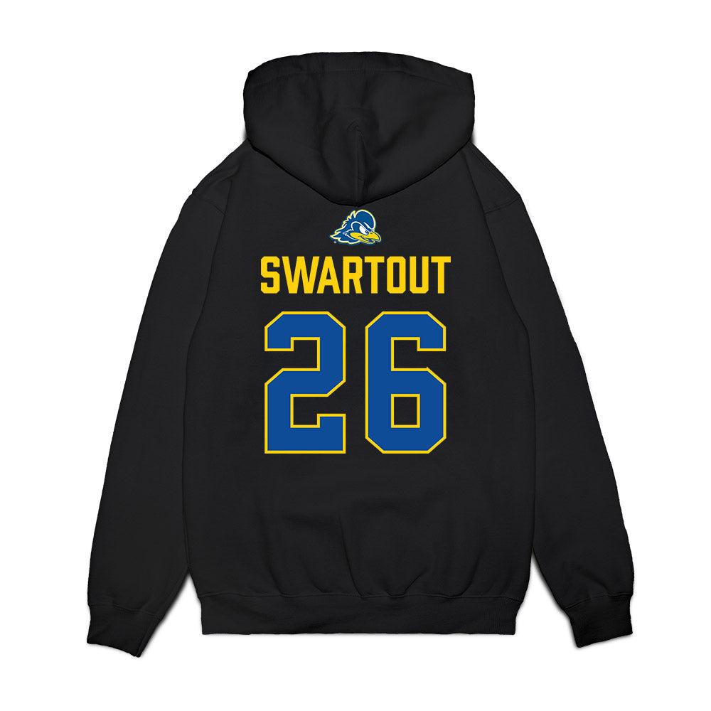 Delaware - NCAA Women's Lacrosse : Alison Swartout - Graduation Premium Hooded Sweatshirt-1