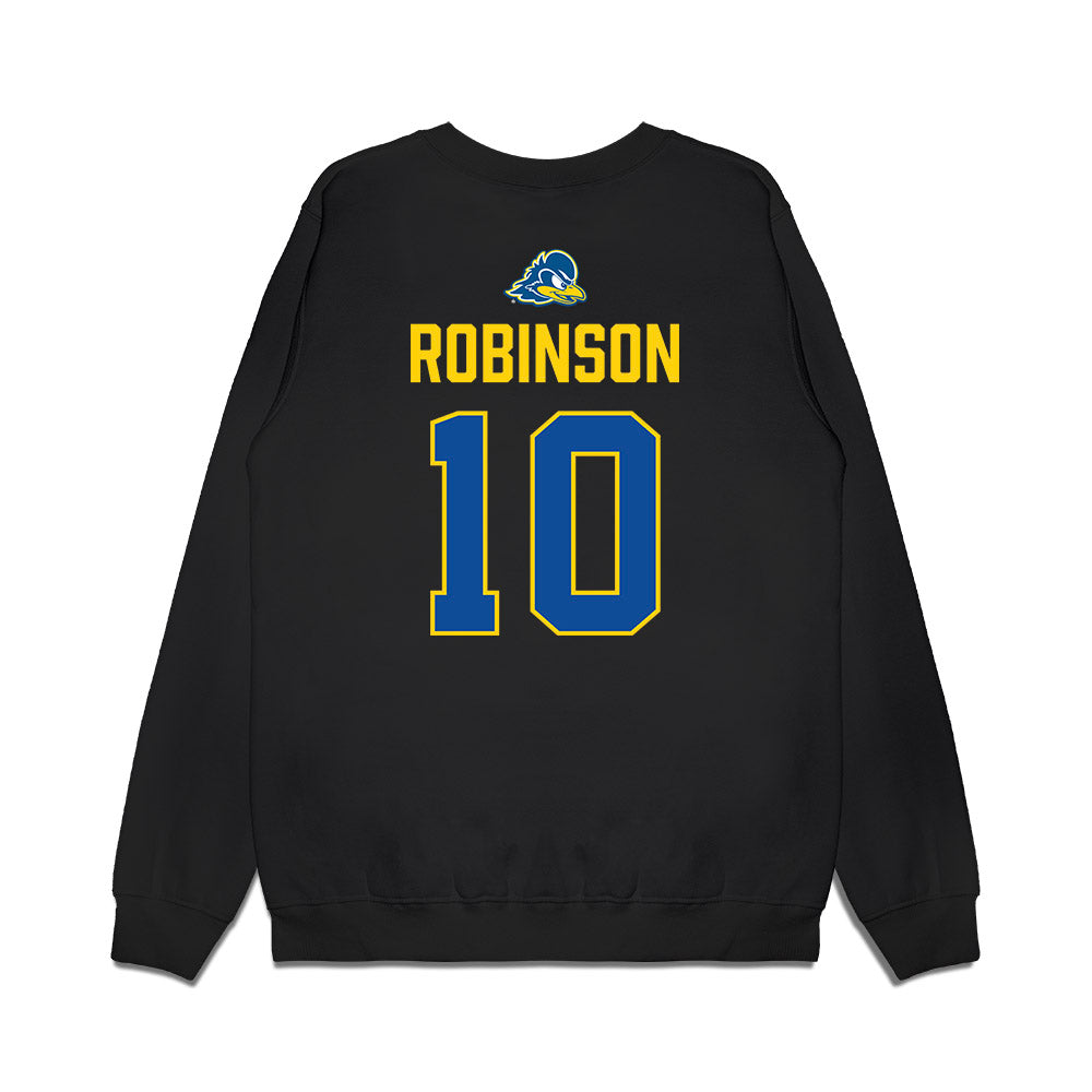Delaware - NCAA Football : Taesean Robinson - Graduation Premium Crewneck Sweatshirt-1