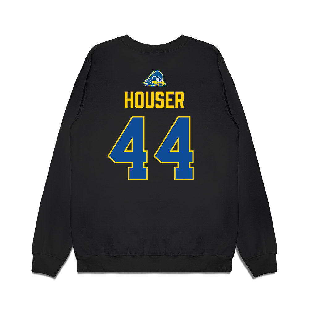 Delaware - NCAA Men's Basketball : Tyler Houser - Graduation Premium Crewneck Sweatshirt-1
