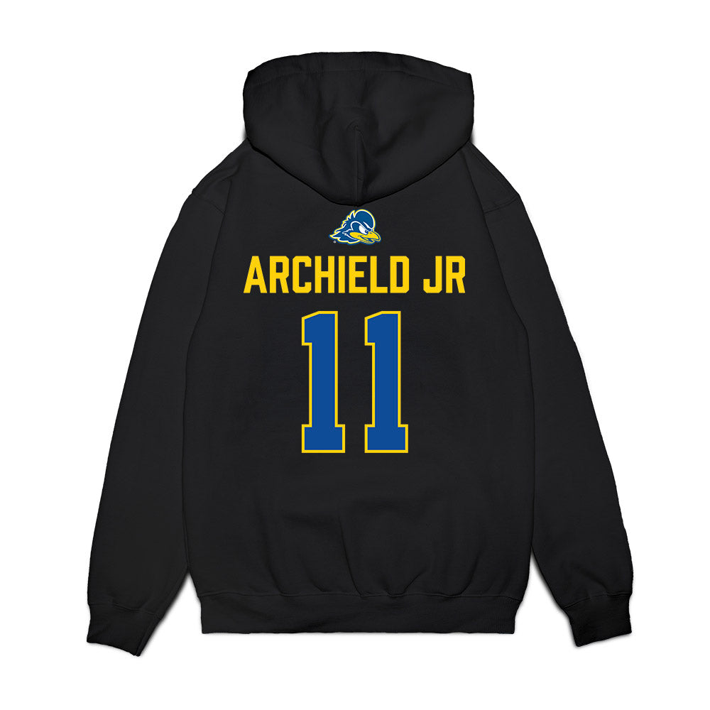 Delaware - NCAA Football : Eric Archield Jr - Graduation Premium Hooded Sweatshirt-1