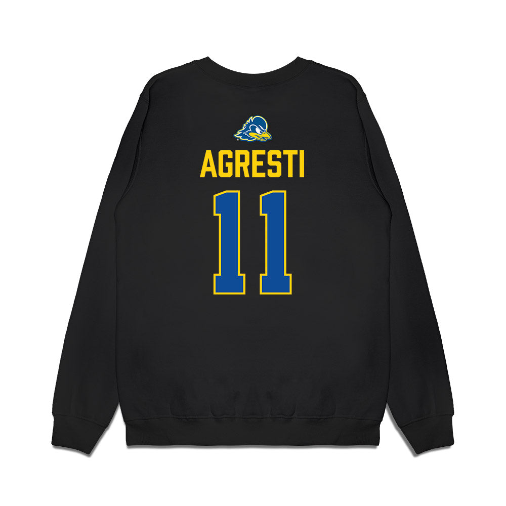 Delaware - NCAA Women's Soccer : Ava Agresti - Graduation Premium Crewneck Sweatshirt-1