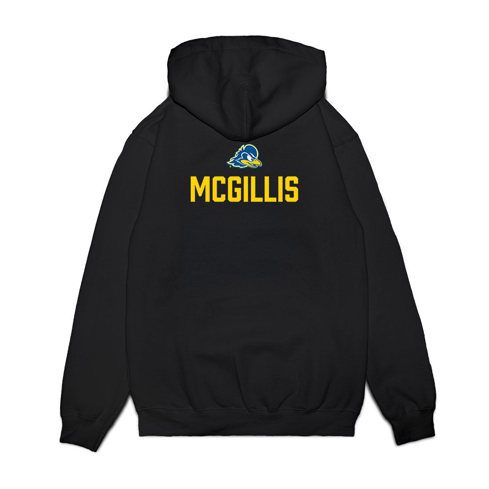 Delaware - NCAA Women's Swimming & Diving : Torun McGillis - Graduation Premium Hooded Sweatshirt-1