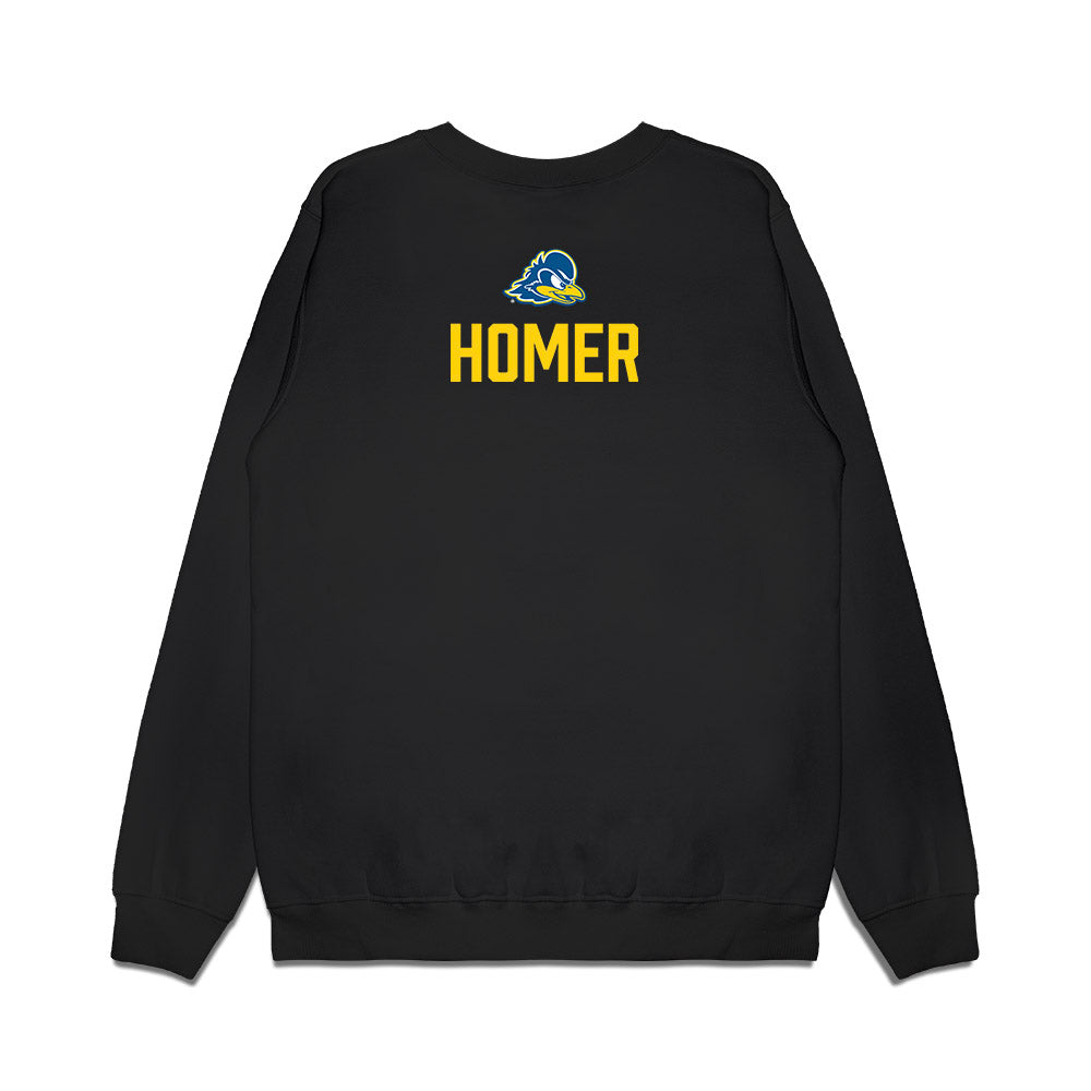 Delaware - NCAA Men's Golf : Jeffrey Homer - Graduation Premium Crewneck Sweatshirt-1