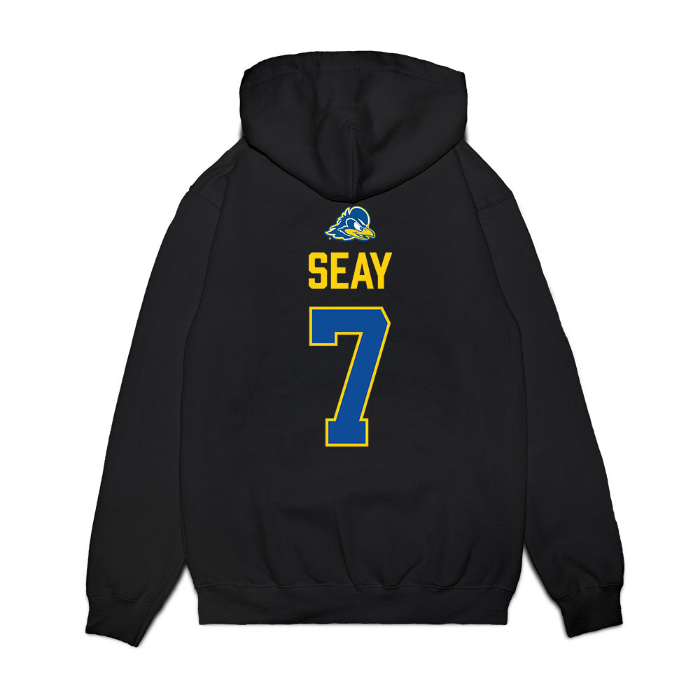 Delaware - NCAA Football : KT Seay - Graduation Premium Hooded Sweatshirt-1