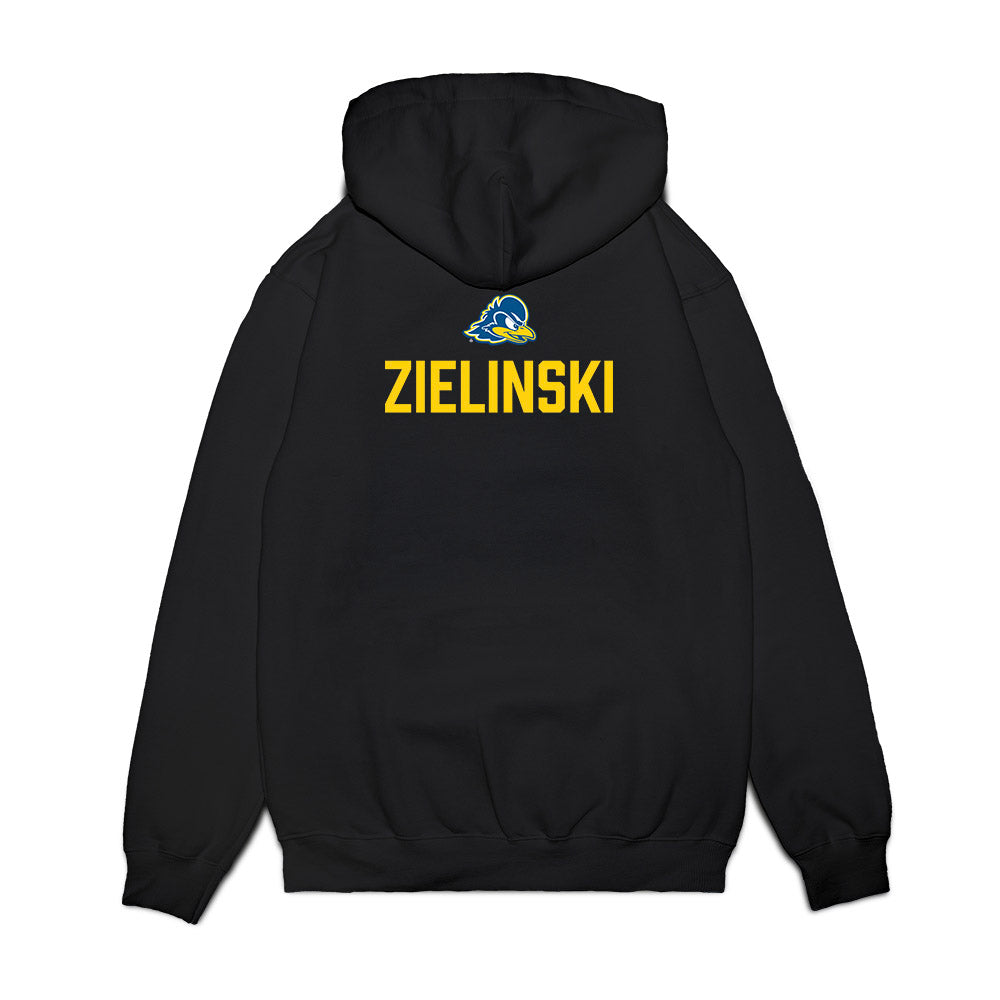 Delaware - NCAA Women's Rowing : Logananne Zielinski - Graduation Premium Hooded Sweatshirt-1