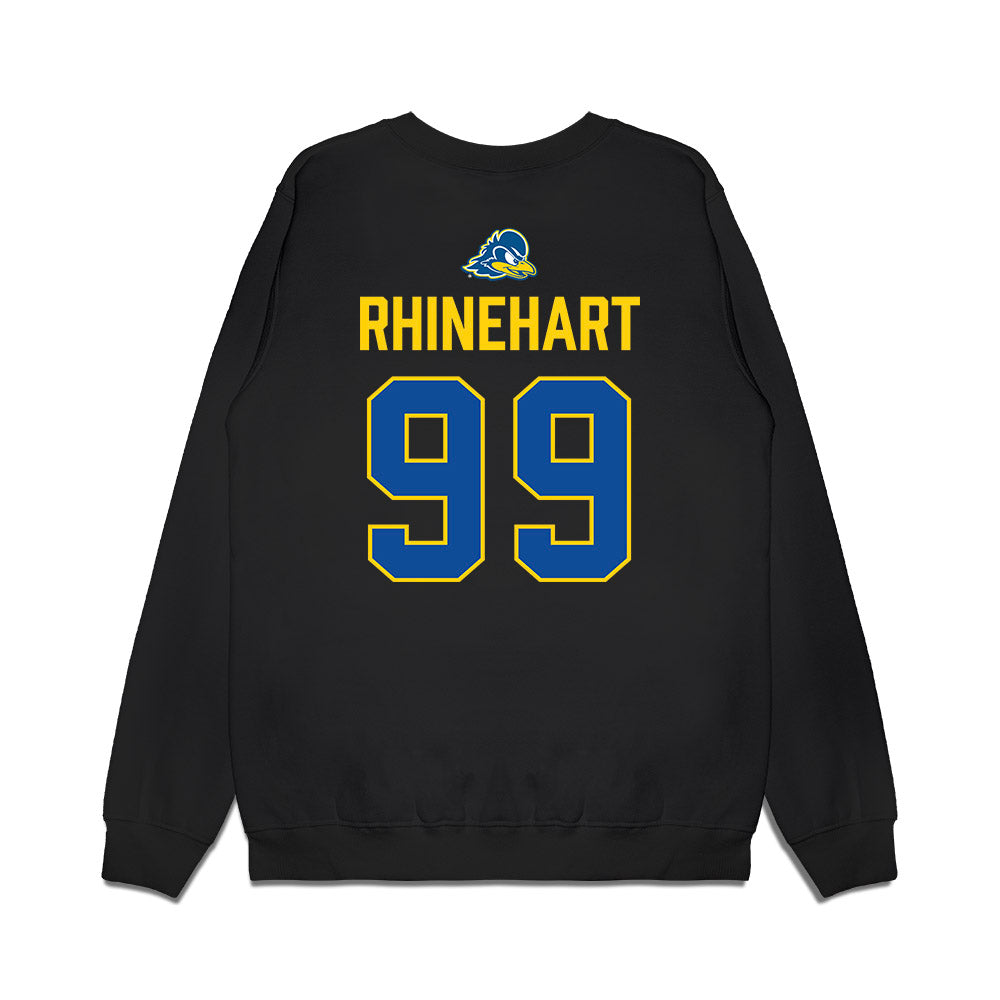 Delaware - NCAA Women's Soccer : Leah Rhinehart - Graduation Premium Crewneck Sweatshirt-1