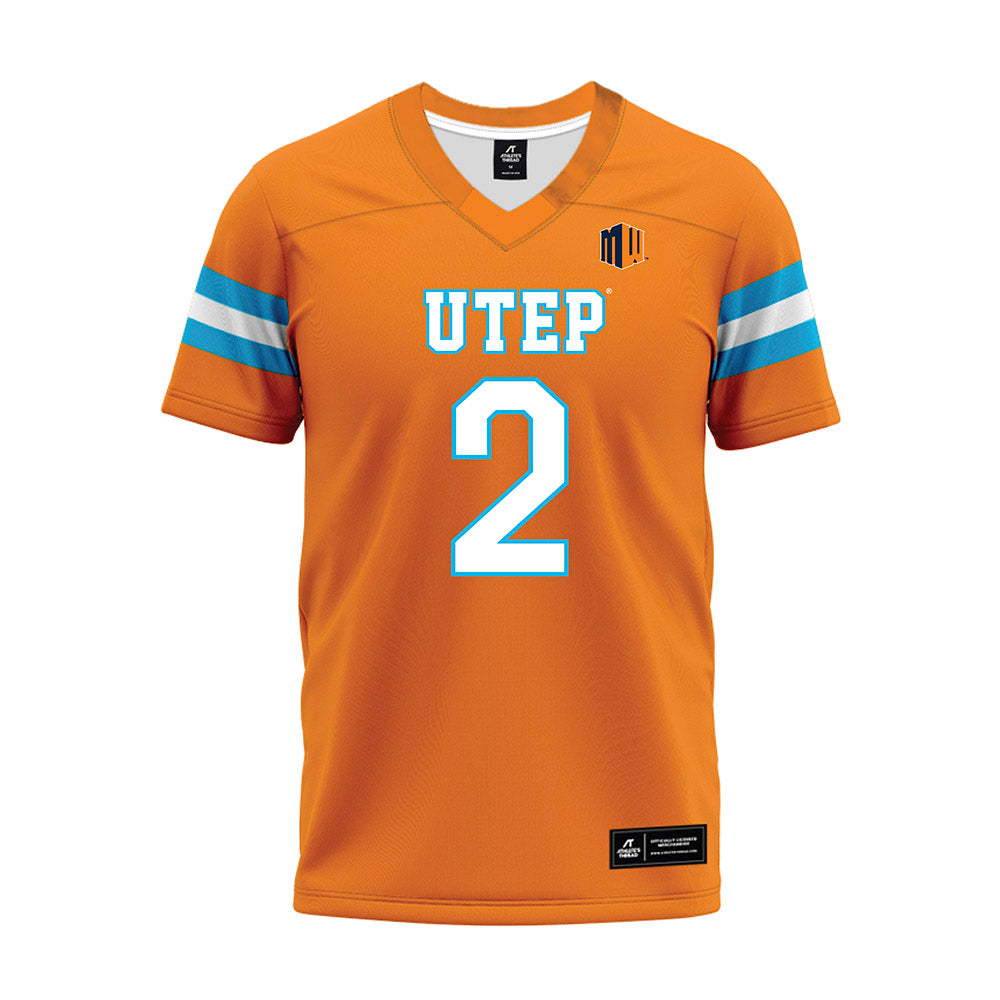 UTEP - NCAA Football : Xavier Smith - Orange Premium Football Jersey-0