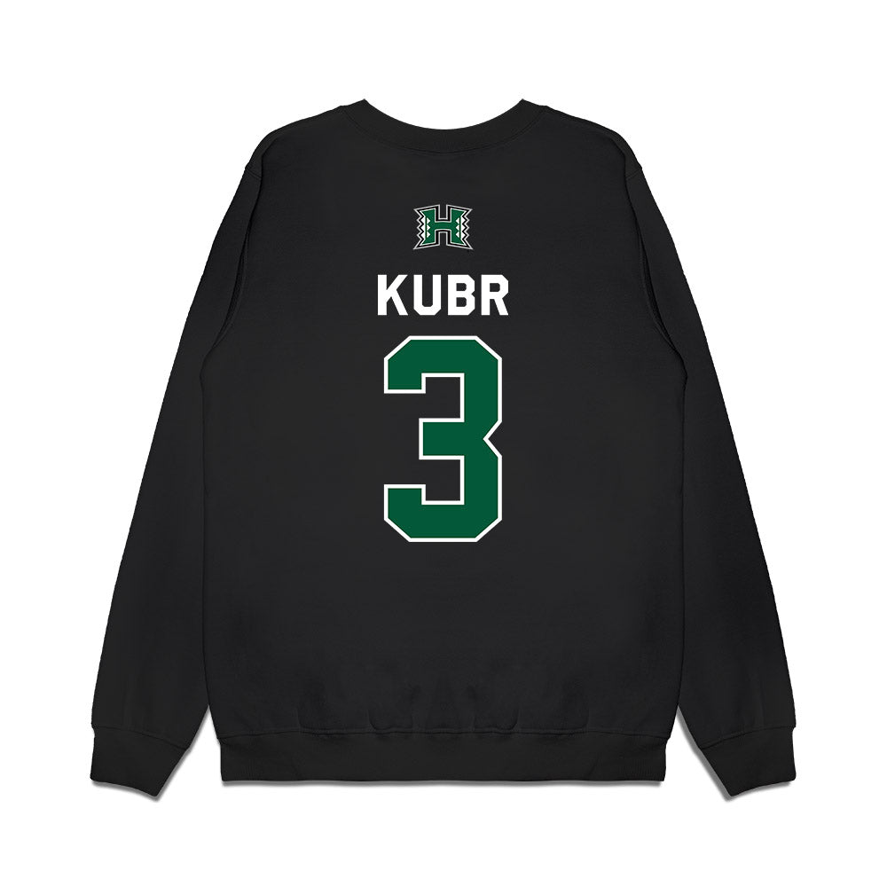 Hawaii - NCAA Men's Volleyball : Vladimir Kubr - 2026 National Champions Premium Crewneck Sweatshirt-1