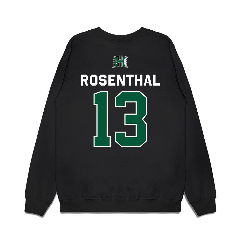 Hawaii - NCAA Men's Volleyball : Tread Rosenthal - 2026 National Champions Premium Crewneck Sweatshirt-1