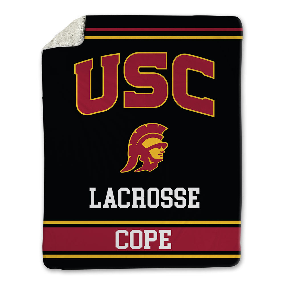 USC - NCAA Women's Lacrosse : Lillie bea Cope - Blanket-0