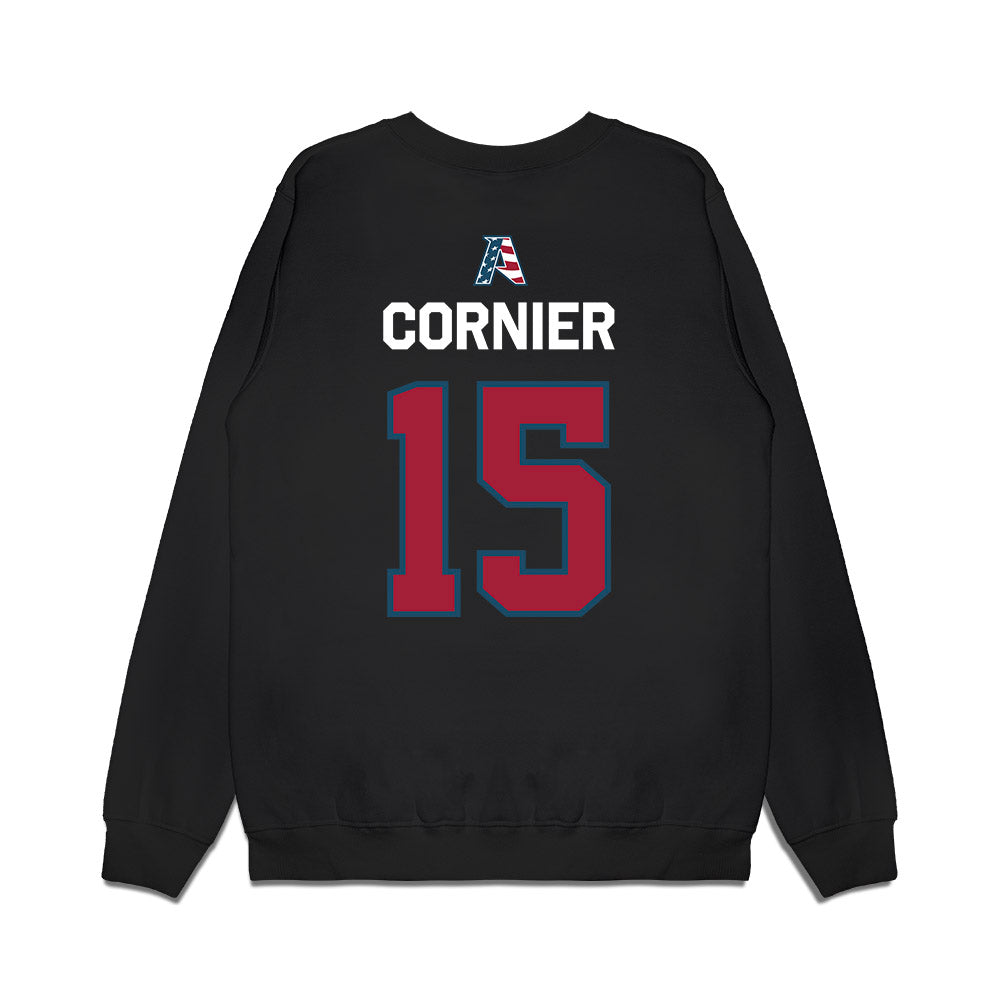 Arkansas - NCAA Women's Volleyball : Gaby Cornier - Patriotic Collection Premium Crewneck Sweatshirt-1