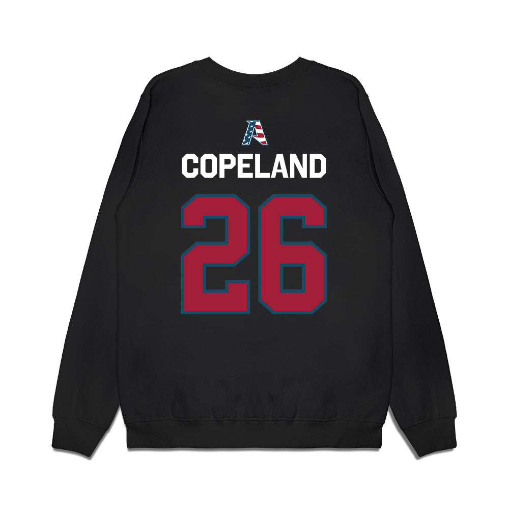 Arkansas - NCAA Football : Jalon Copeland - Patriotic Collection Premium Crewneck Sweatshirt-1