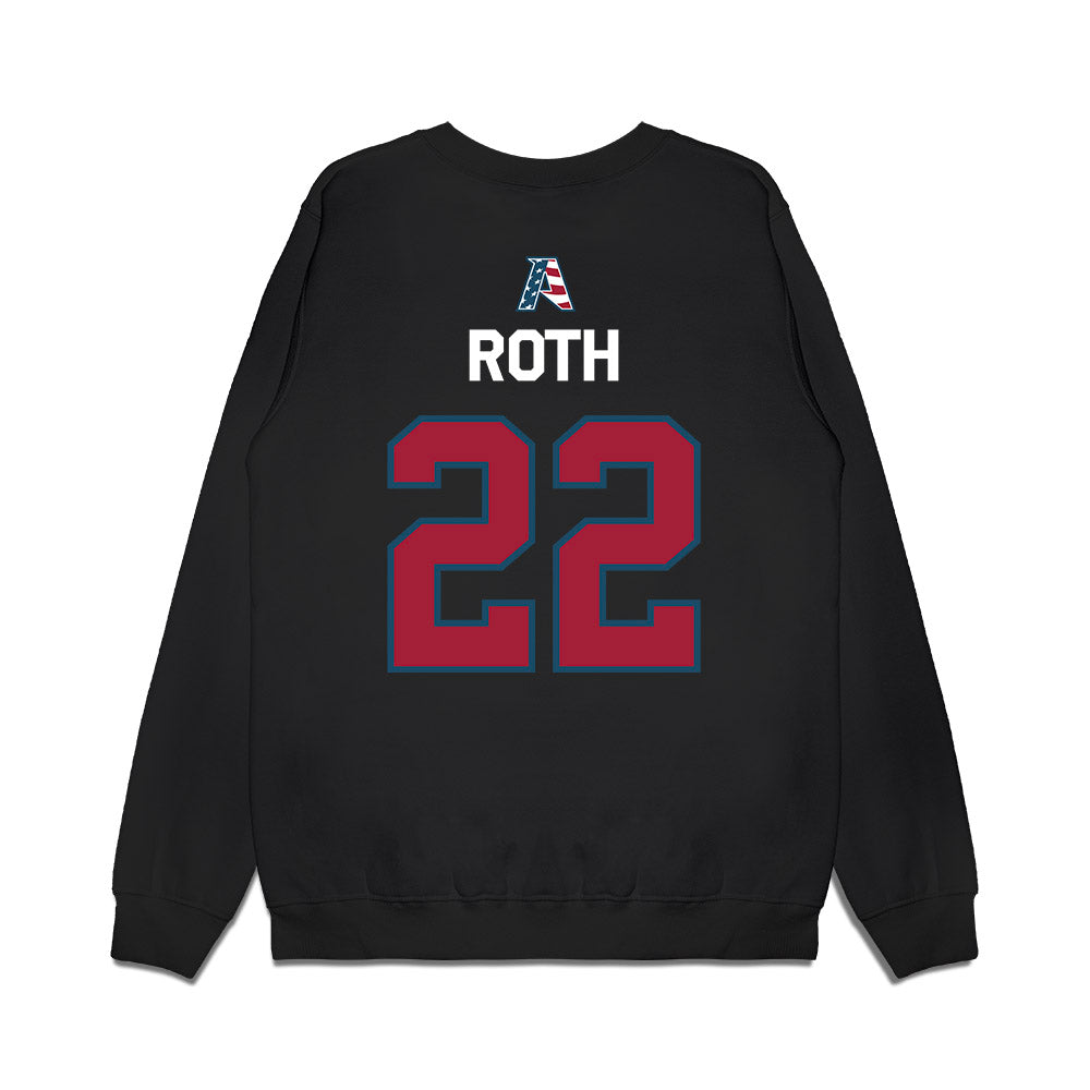 Arkansas - NCAA Women's Volleyball : Ava Roth - Patriotic Collection Premium Crewneck Sweatshirt-1