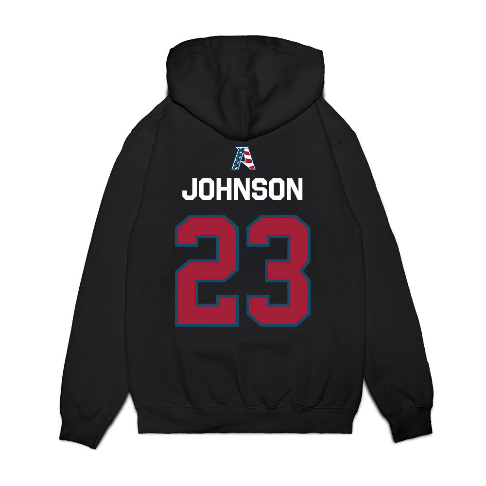 Arkansas - NCAA Softball : Reagan Johnson - Patriotic Collection Premium Hooded Sweatshirt-1