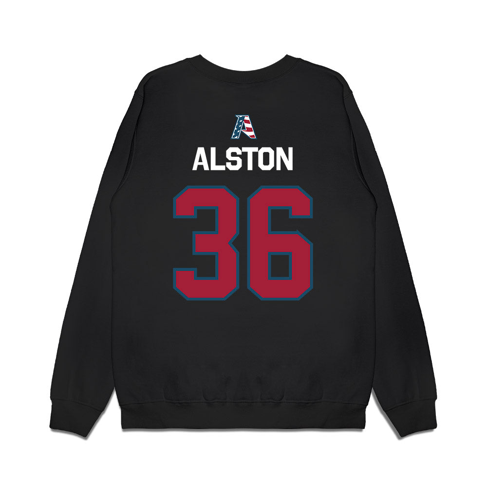 Arkansas - NCAA Football : Brian Alston - Patriotic Collection Premium Crewneck Sweatshirt-1