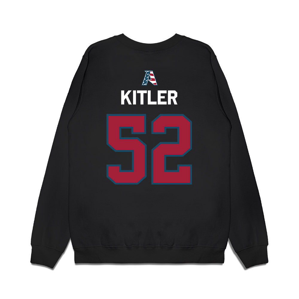 Arkansas - NCAA Football : Caden Kitler - Patriotic Collection Premium Crewneck Sweatshirt-1
