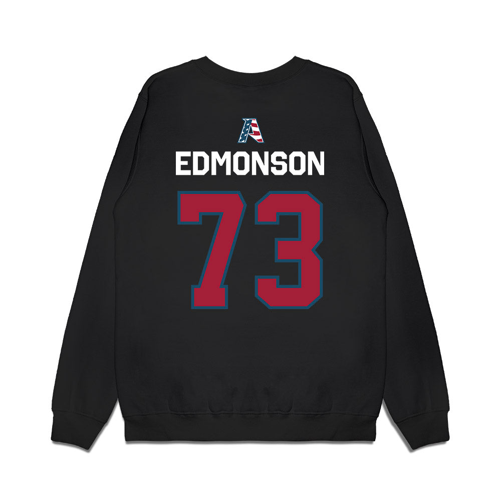 Arkansas - NCAA Football : Brooks Edmonson - Patriotic Collection Premium Crewneck Sweatshirt-1