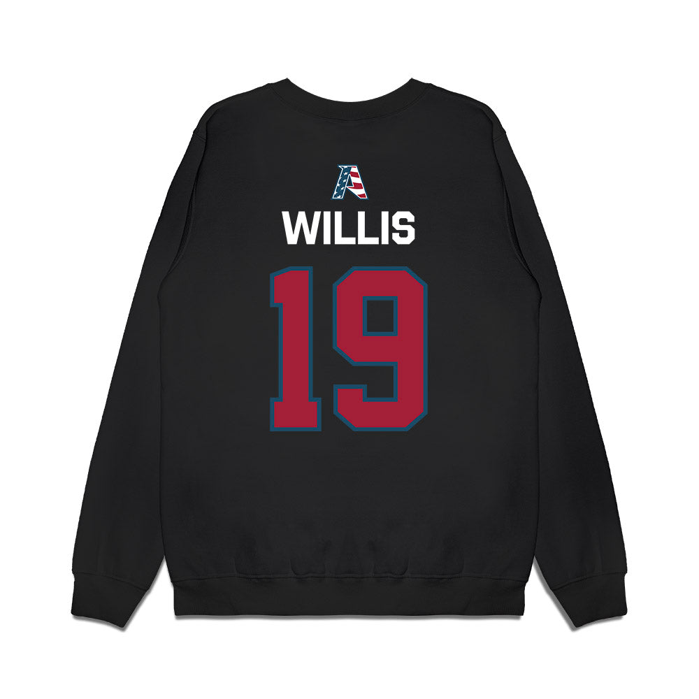 Arkansas - NCAA Baseball : Carson Willis - Patriotic Collection Premium Crewneck Sweatshirt-1