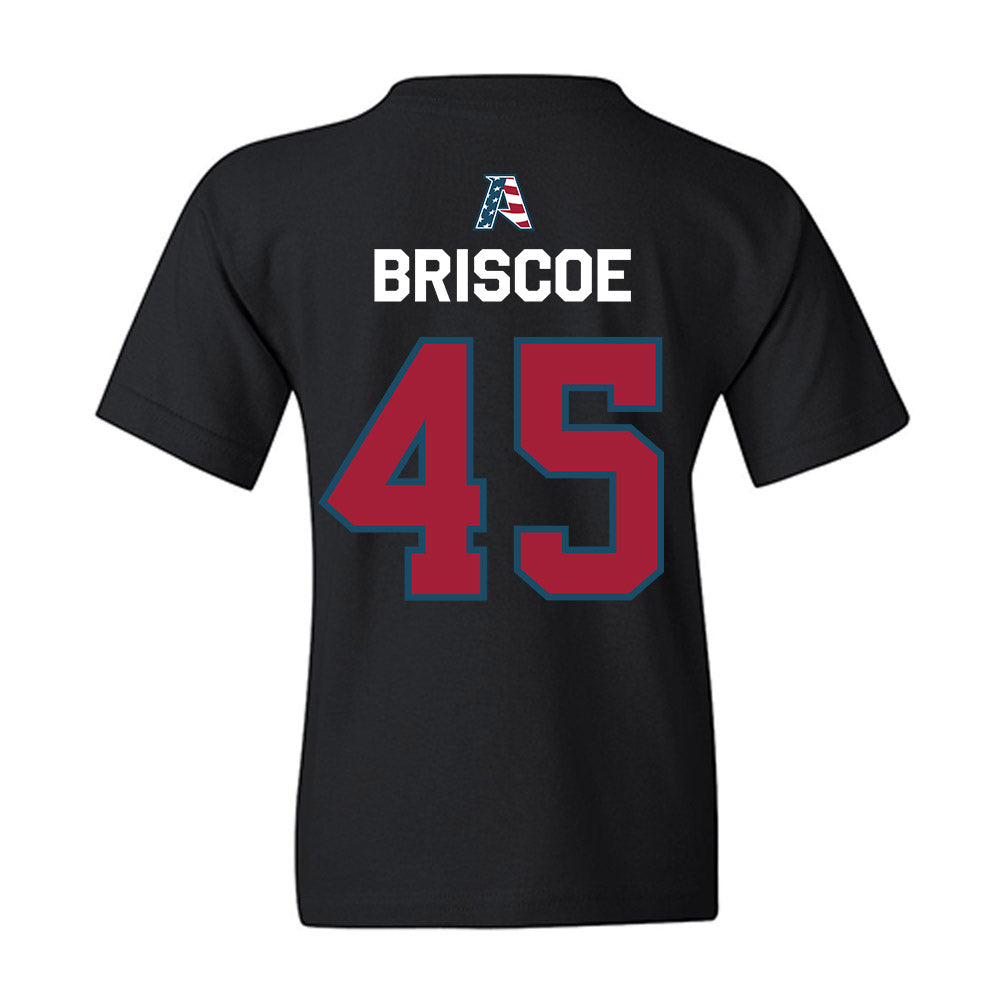 Arkansas - NCAA Baseball : Tye Briscoe - Patriotic Collection Youth T-Shirt-1