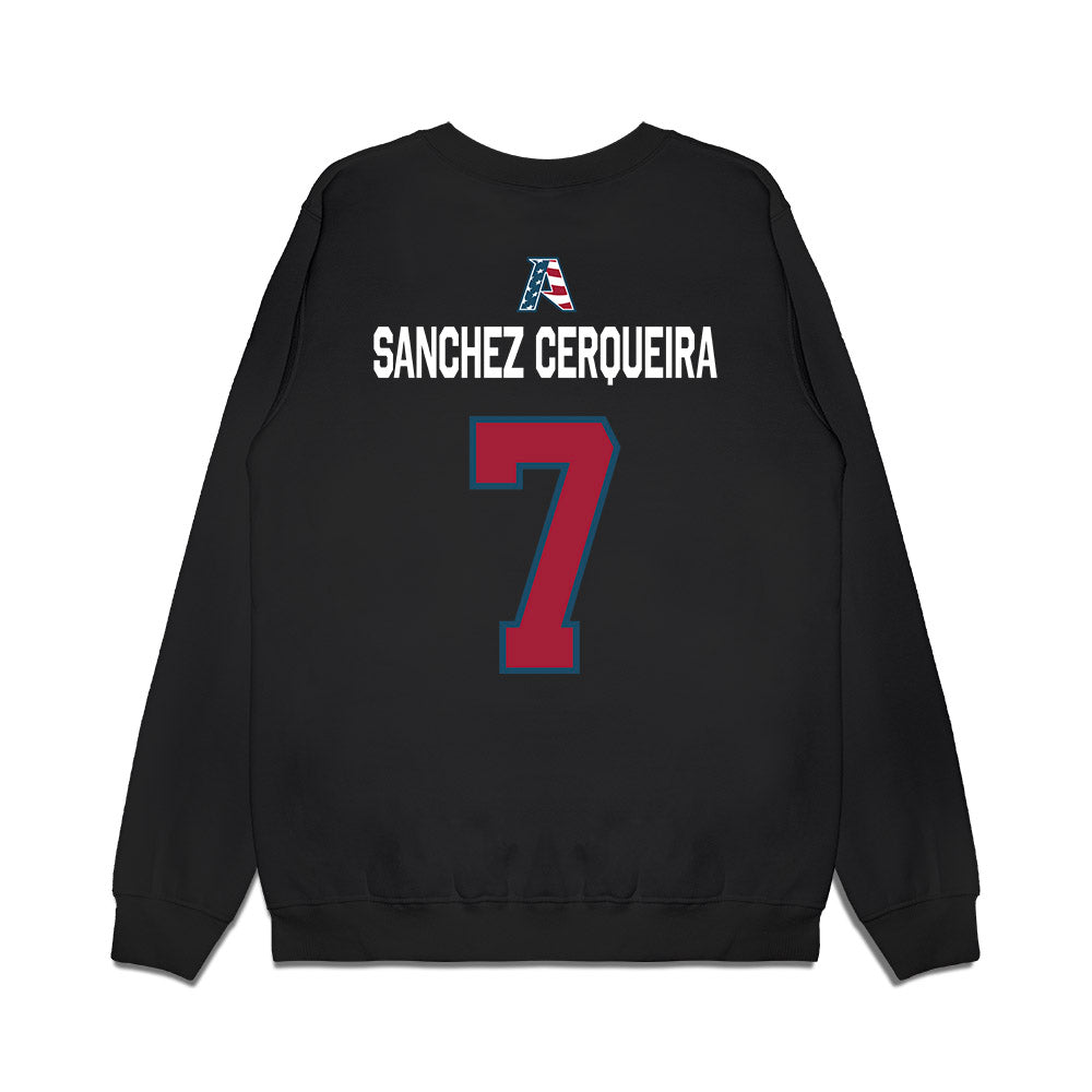 Arkansas - NCAA Women's Basketball : Cristina Sanchez Cerqueira - Patriotic Collection Premium Crewneck Sweatshirt-1